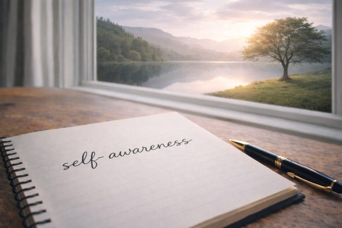 self-awarenessとは何かを象徴する静かな湖の風景